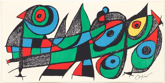 Joan Miro Color Lithograph Japan from Escultor Suite 1974