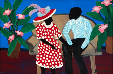 20th Century Self Taught painting Prove You Love Me