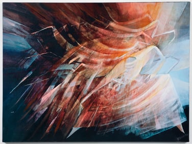 Rochelle Blumenfeld giclee on canvas Pilgrims of Sorrow 1