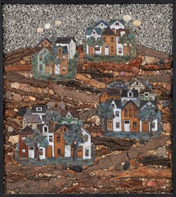 Beatrice Golanty Ceramic Relief Pittsburgh Houses