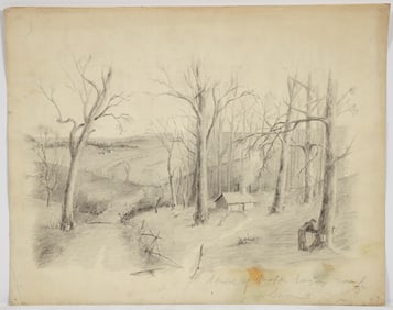 Lila Hetzel Maple Sugar Farm Somerset County Drawing