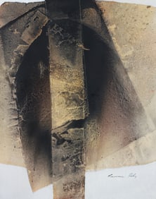 Larissa Osby mixed media on board Ebla