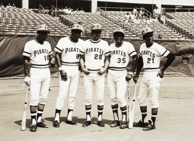 Les Banos signed photo 1971 World Champion Pittsburgh Pirates