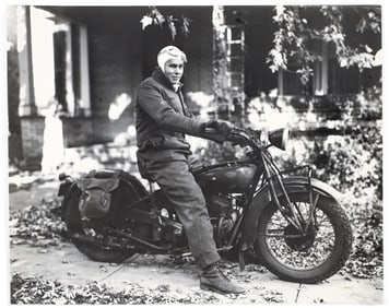 Teenie Harris photo Smiling Motorcyclist