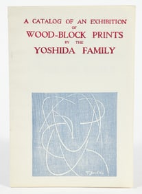 Rare Exhibition Catalog Yoshida Family Woodblock Prints 1953
