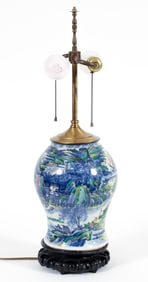 Antique Chinese Vase fitted as a Table Lamp