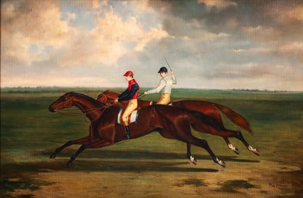 20th Century Oil on Canvas After John Frederick Herring