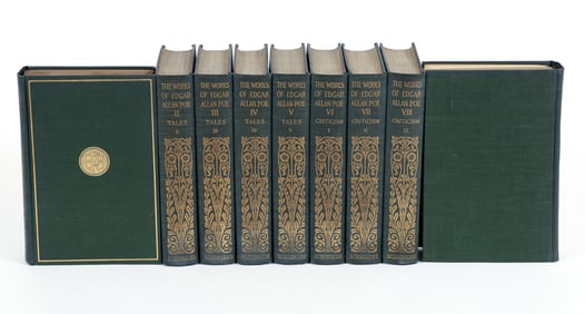 Works of Edgar Allan Poe in 9 Volumes 1914 Illustrated