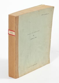 George Howe Call it Treason signed typescript 1949