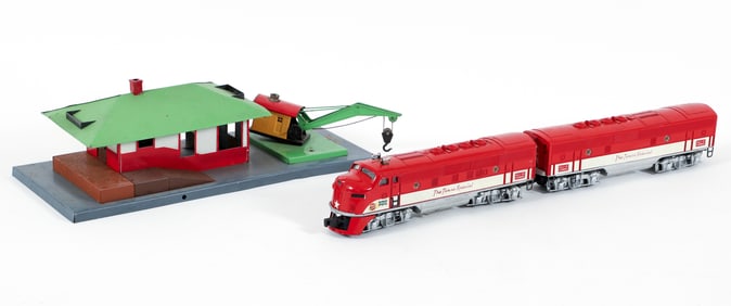 American Flyer Station w Crane, Lionel Texas Special Diesel