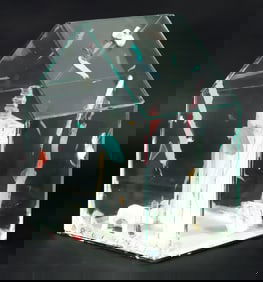 Therman Statom Mixed Media Glass House