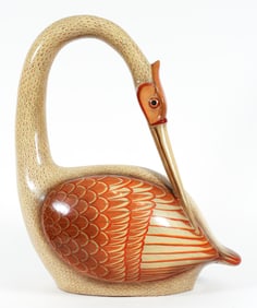 Sergio Bustamante Sermel Tonala Papier Mache Crane