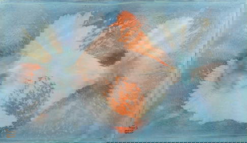 Russell Twiggs Untitled Abstract 1970 Oil on Canvas (1 of 4)