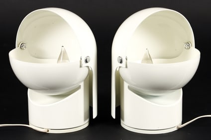 Pair Gae Aulenti for Artemide Pileino Table Lamps