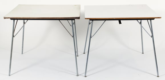 Pair of Eames for Herman Miller DTM-10 Folding Tables