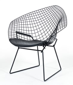 Harry Bertoia for Knoll Diamond Chair in Black