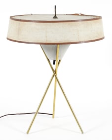 Gerald Thurston for Lightolier Tri Form Base Table Lamp