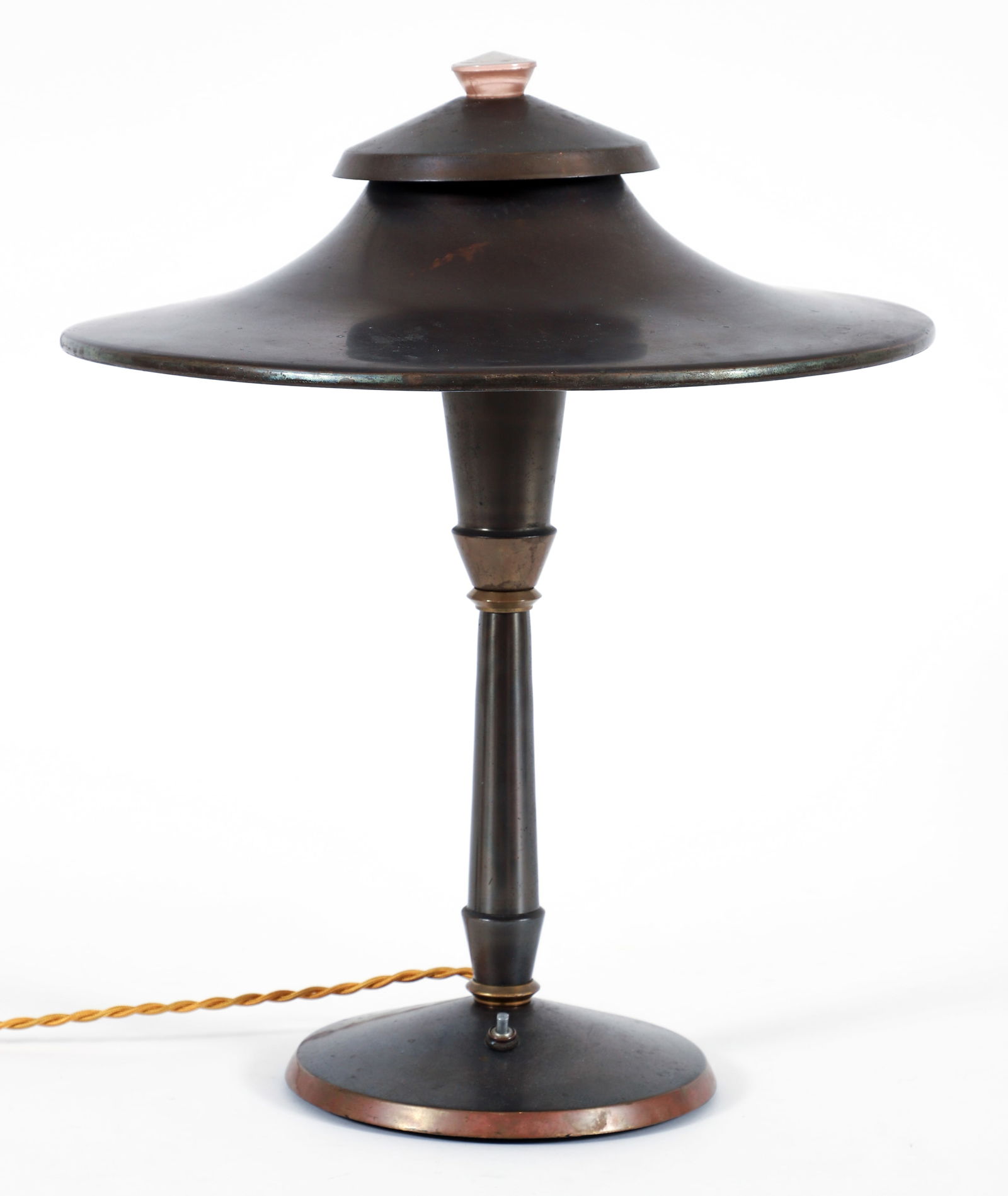 Leroy Doane for Miller Pagoda Table Lamp 1930s (1 of 4)