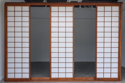 Tadao Arimoto custom built Shoji Window Screen