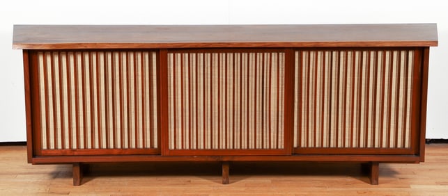 George Nakashima Triple Sliding Door Cabinet