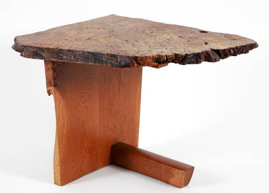 George Nakashima English Oak Burl Minguren I End Table (1 of 10)
