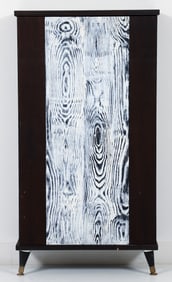 Martin Prekop painted wood veneer standing wall cabinet
