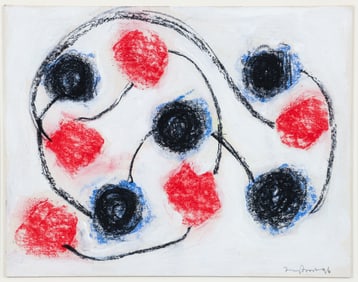 Terry Frost Abstract Gouache Painting on Paper 1996