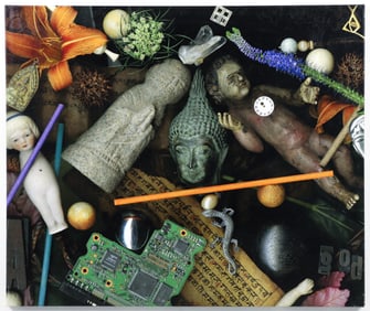 Steve Mendelson Time Flys 2011 Assemblage Photograph