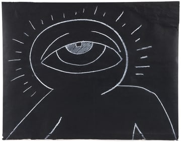 Keith Haring Subway Drawing Chalk on Paper 1981