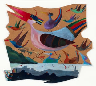 David Lewis Ocean of Dreams 2003 Gouache on Paper