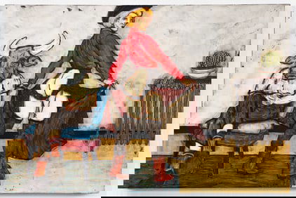 Steven Sherrill Oil on Panel 2020 Autobiography of M series