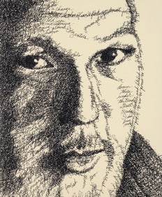 John Sokol August Wilson as Fences Signed Lithograph 2007