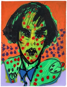 Nick Vukmanovich Portrait Work on Paper