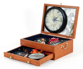 Steve Mendelson Assemblage in Box with Drawer