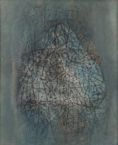 Russell Twiggs 1962 Abstract Pastel on Board