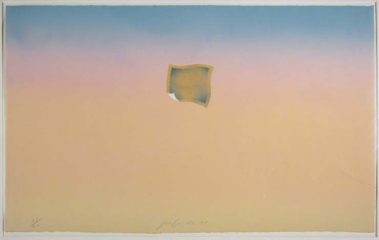 Joe Goode Untitled Lithograph: Artist: Goode, Joe (American, b. 1937) Title: Untitled Date: 1971 Medium: lithograph printed in colors Dimensions: 17.8 x 29 inches Edition: 38/50 Signature: Signed, numbered an