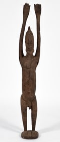 Dogon Encrusted Shrine Figure with extensive millet beer encrustations