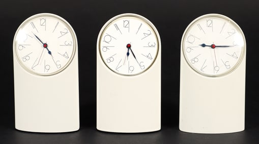 3 Richard Sapper for Artemide Tantalo Clocks
