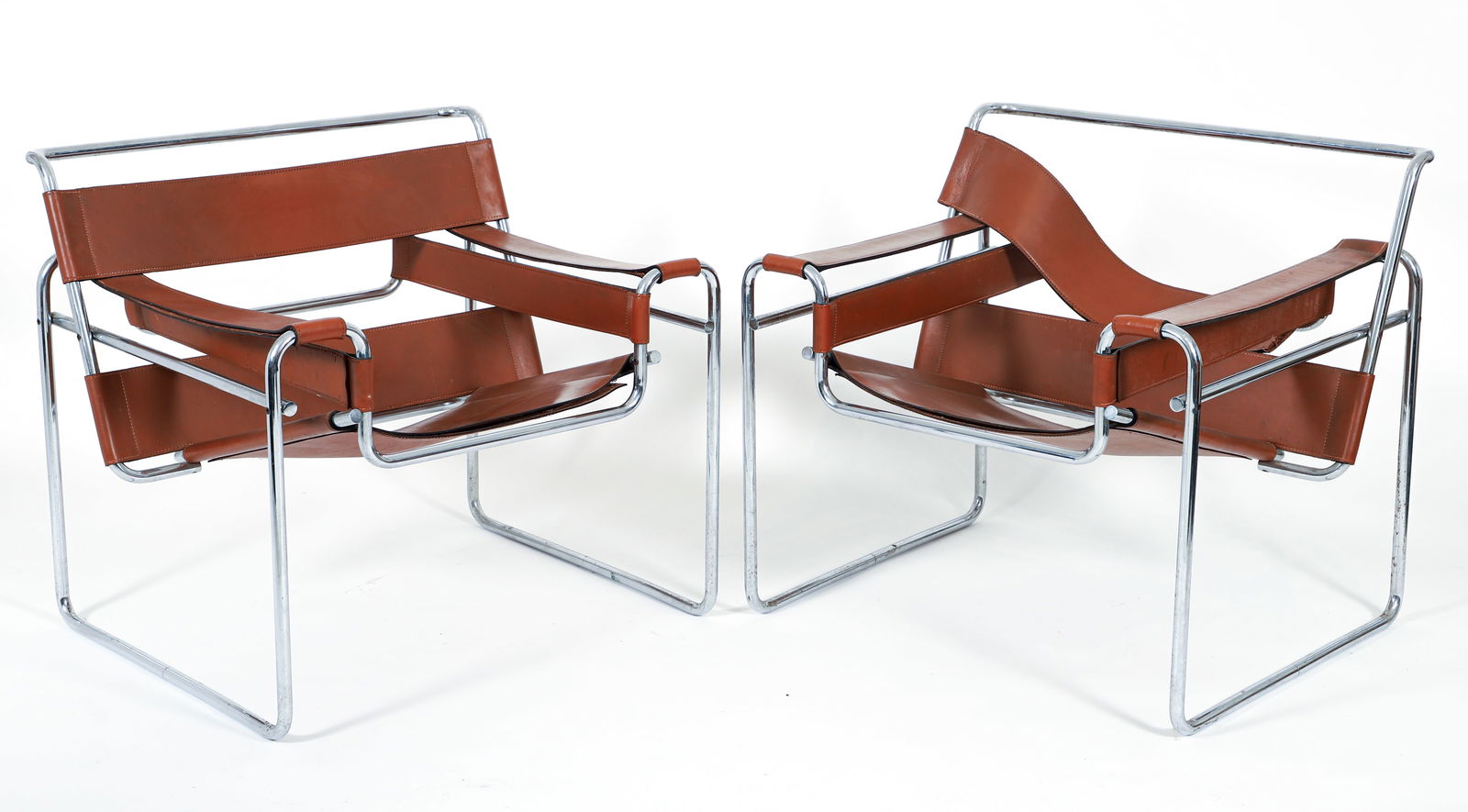 Pair Marcel Breuer for Gavina B3 Wassily Lounge Chairs (1 of 7)