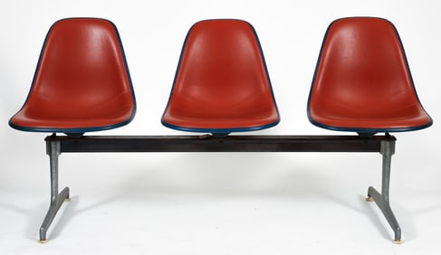 Eames for Herman Miller Tandem 3 Bench