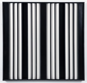 Martin Prekop Black and White Constructivist Wall Relief