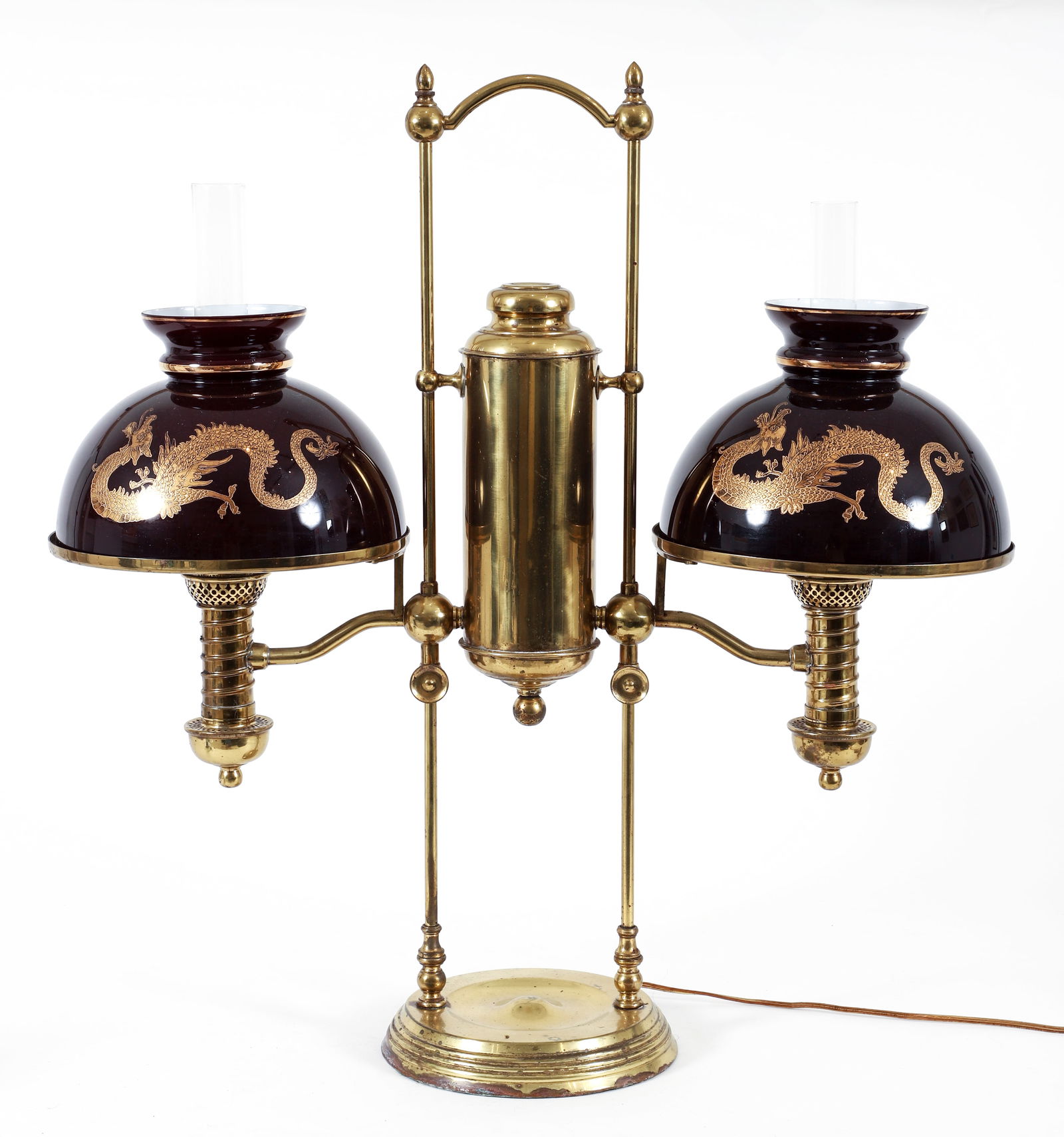 Manhattan Brass Company Double Student Lamp (1 of 6)