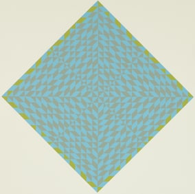 Anni Albers Do V Color Silkscreen Signed 1973