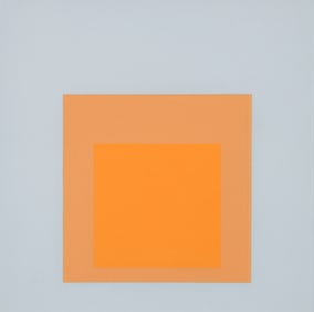 Josef Albers Arctic Bloom Homage to the Square 1965