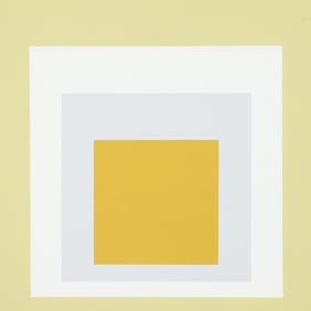 Josef Albers Joy Homage to the Square Screenprint 1962