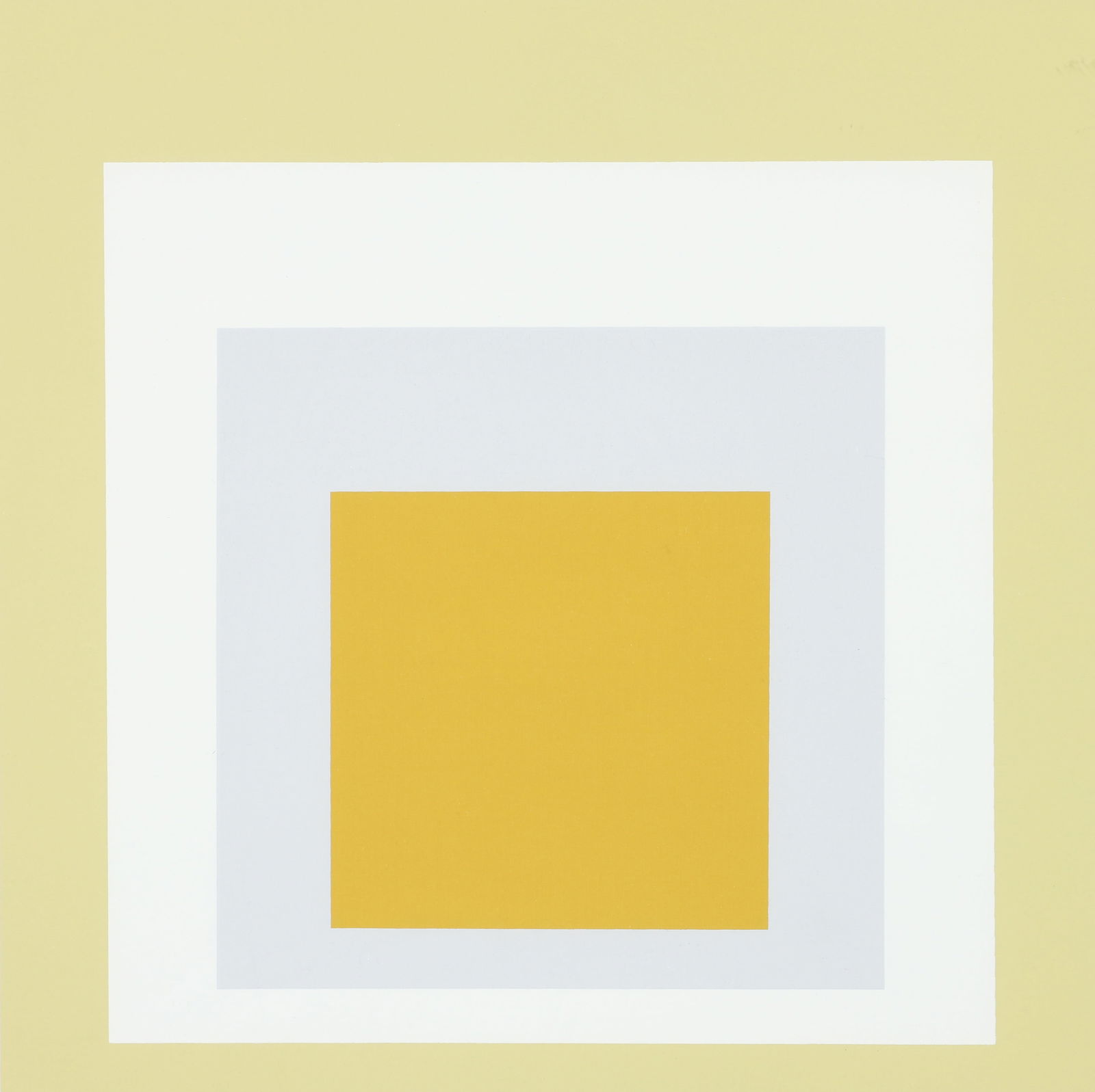 Josef Albers Joy Homage to the Square Screenprint 1962 (1 of 2)