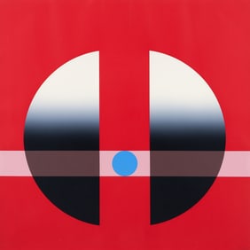 Herbert Bayer New Nucleus Screenprint Signed 1973