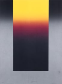 Larry Bell Original Lithograph Barcelona Portfolio Signed 1989