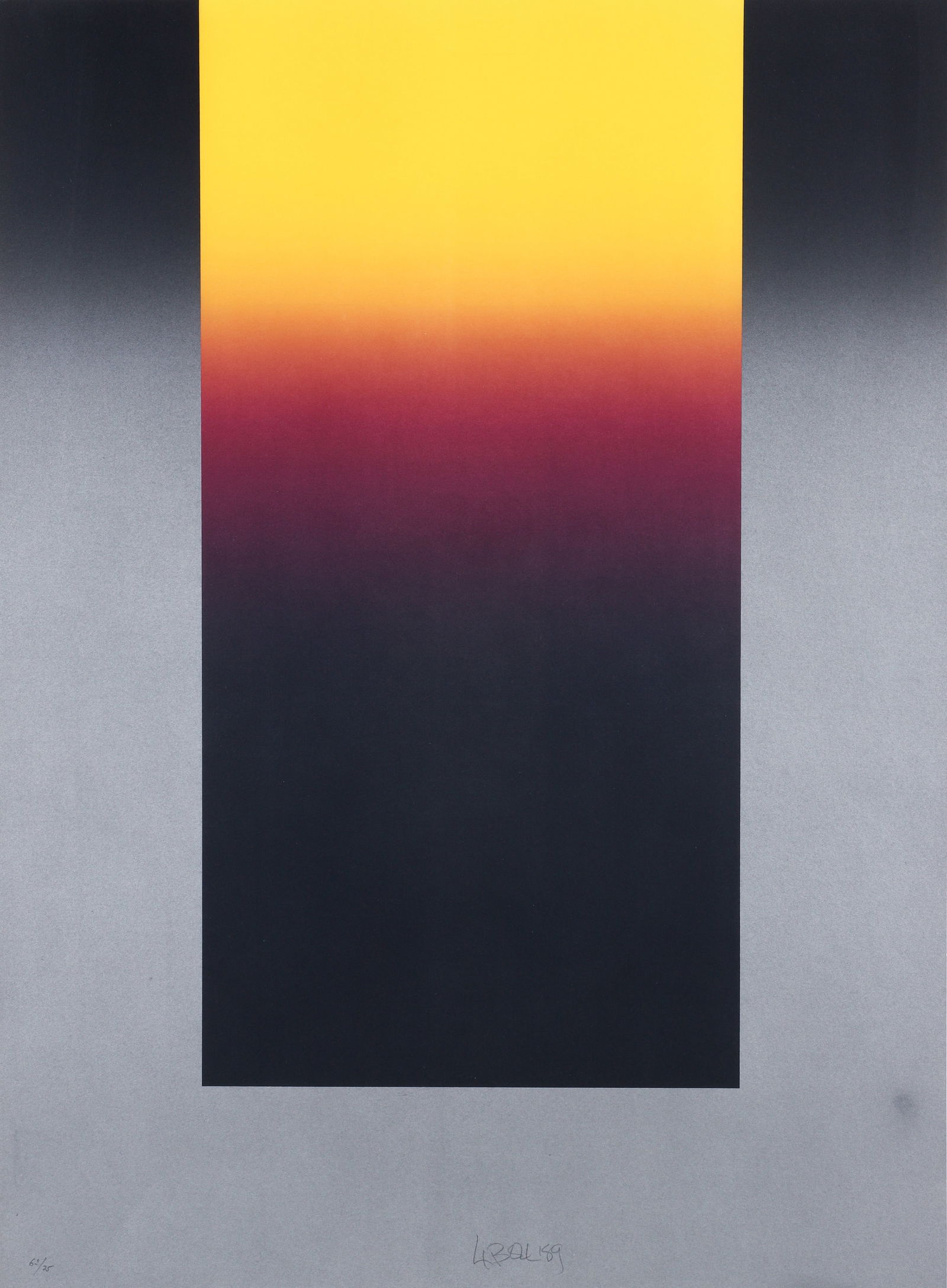 Larry Bell Original Lithograph Barcelona Portfolio Signed 1989 (1 of 4)