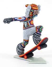 Chroma Beaded Sculpture Skater Later On Point 2024